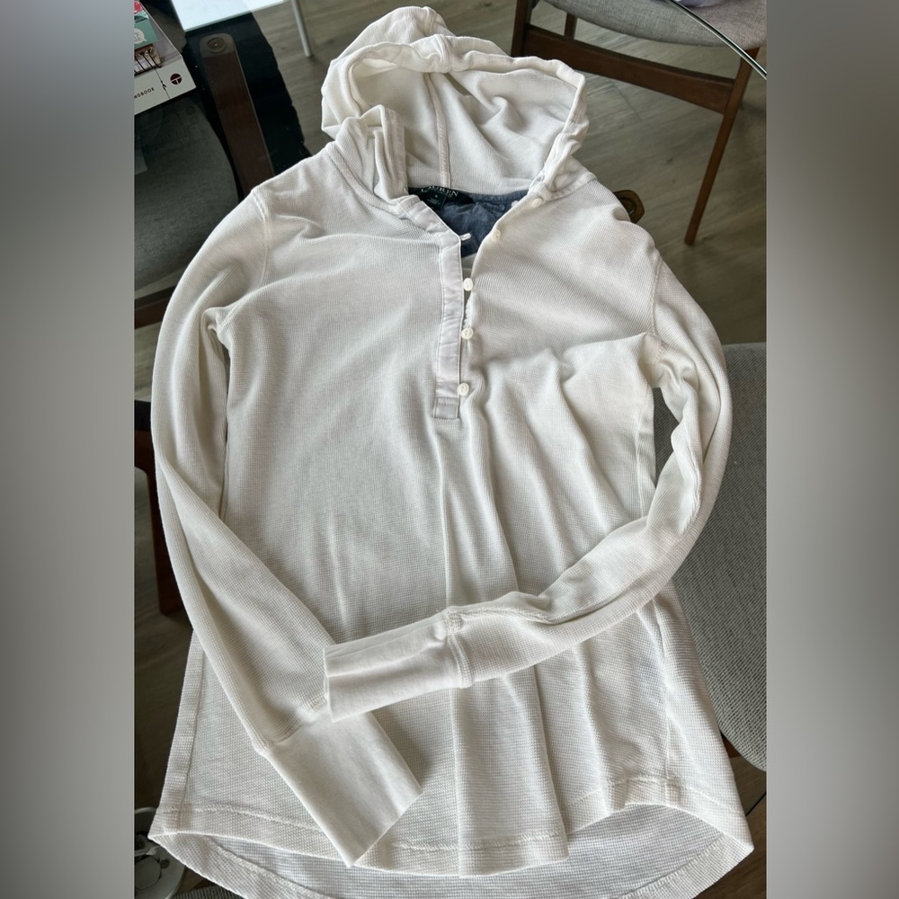 Hooded long sleeve tee